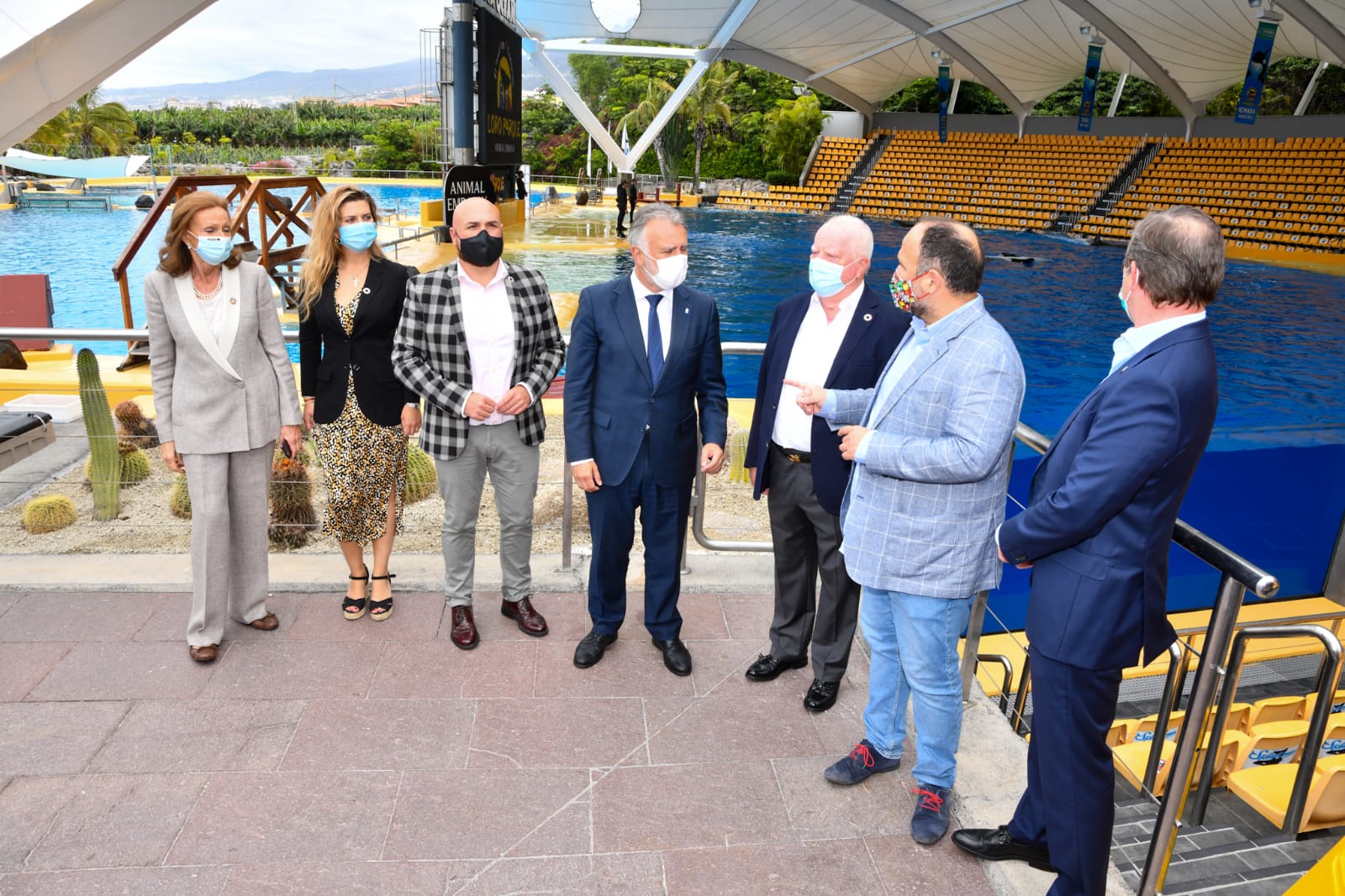 Visita del presidente de Canarias, Ángel Víctor Torres